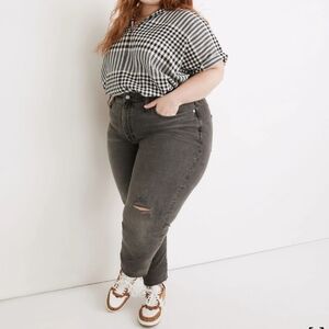 Madewell The Perfect Vintage Jean in black Cosner wash size 16W